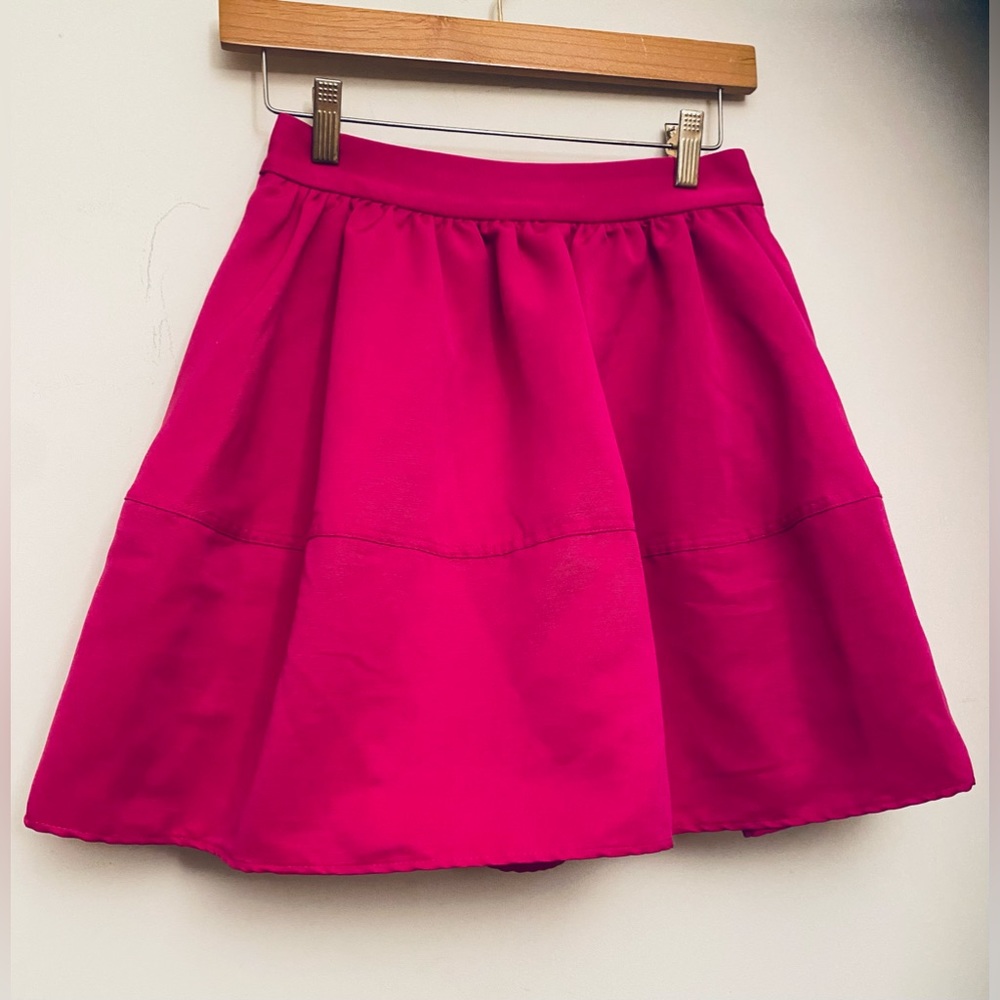 Express Pink Ruffle Mini Skirt - Picture 3 of 6